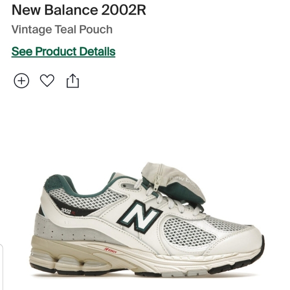 New Balance 2002RVintage Teal Pouch - Picture 1 of 4